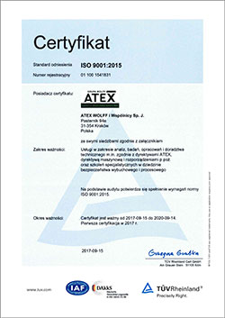 ISO 9001:2015 SYSTEM ZARZĄDZANIA JAKŚCIĄ